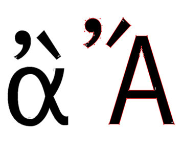 alalfabeti easyreading -progetto e disegno delle versioni cirillico e greco